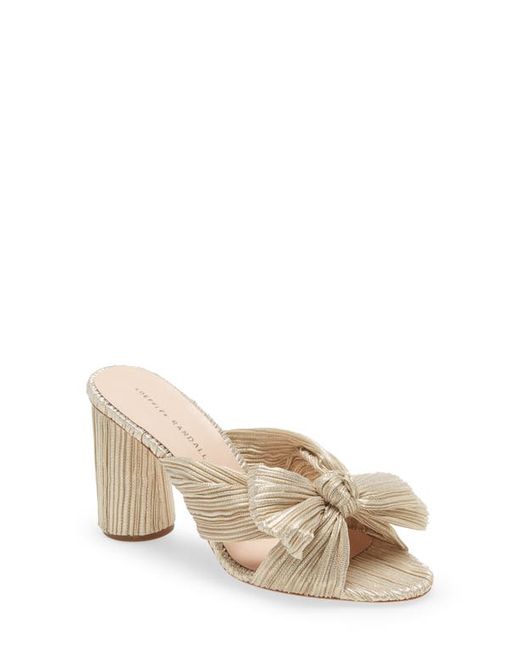 Loeffler Randall Penny Knotted Lamé Sandal in at