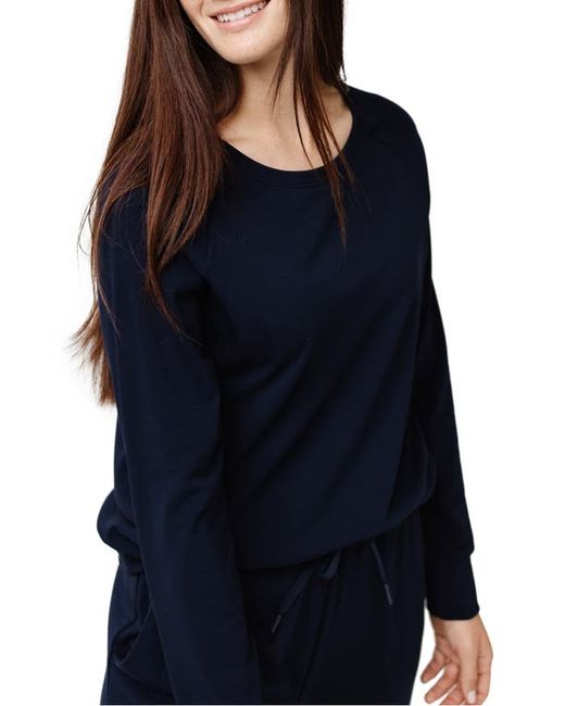 Cozy Earth Ultrasoft Long Sleeve Pajama Top in at