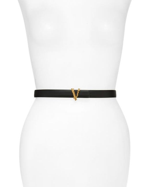 Versace First Line Versace Greca Belt in Nero/Oro Tribute at