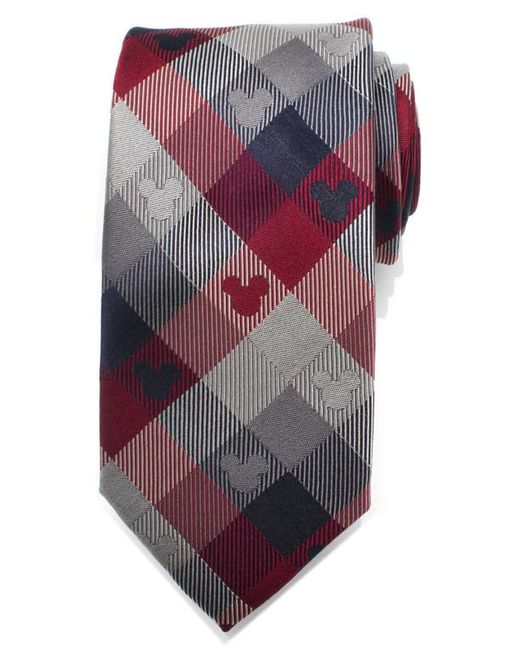 Cufflinks, Inc. Inc. Plaid Mickey Mouse Silk Tie in at
