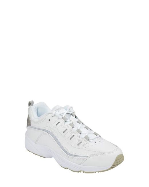 Easy Spirit Romy Sneaker in White/Grey at