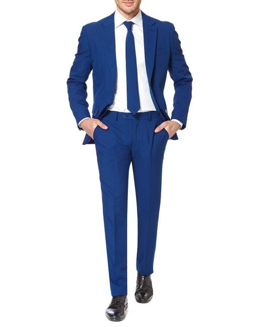 OppoSuits Royale Trim Fit Two-Piece Suit with Tie at