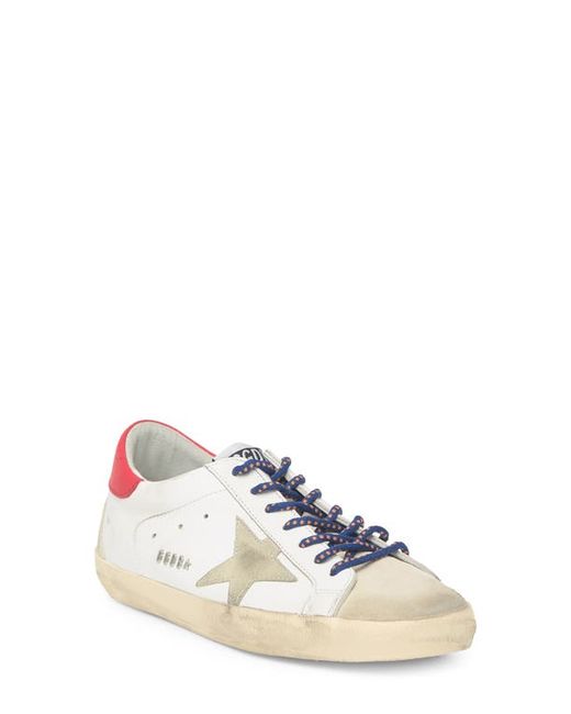 Golden Goose Super-Star Low Top Sneaker in White/Ice/Seed Pearl at