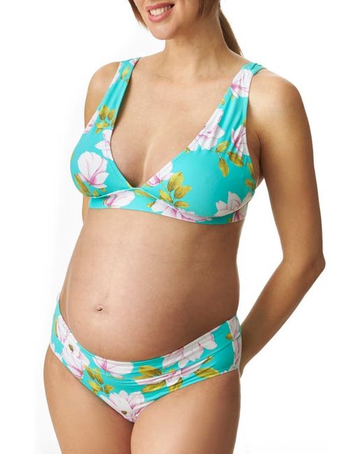Pez D'Or Mauve Two-Piece Maternity Swimsuit in at