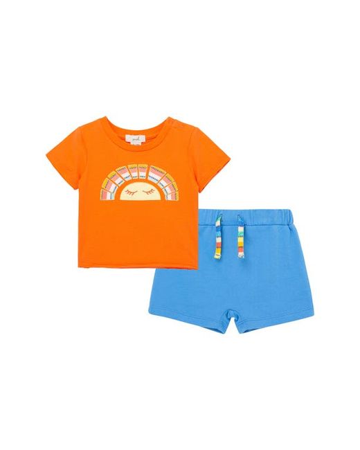 Peek Essentials Sun Cotton T-shirt Shorts Set in at