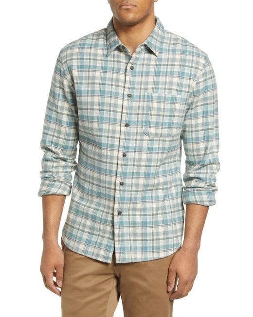 Kato The Ripper Plaid Cotton Flannel Button-Up Shirt in at