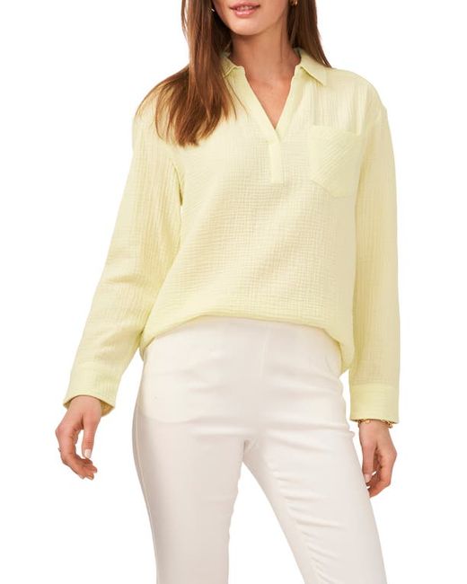 Chaus V-Neck Collared Blouse in at