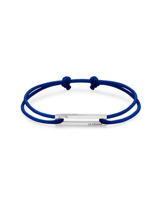 Le Gramme 1.7G Sterling Silver Cord Bracelet in at