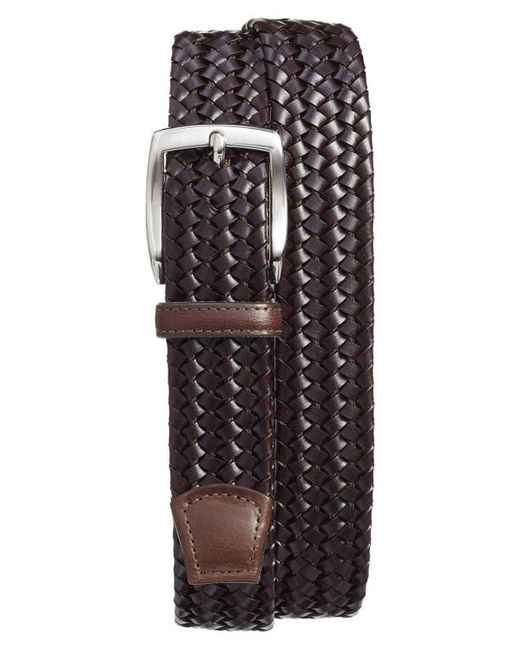 Torino Woven Leather Belt in at