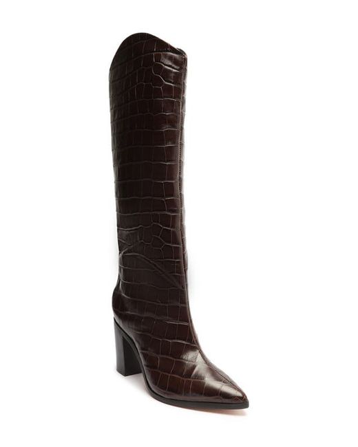 Schutz Analeah Pointed Toe Knee High Boot in at