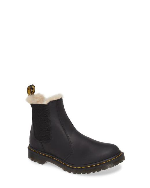 Dr. Martens 2976 Faux Shearling Chelsea Boot in at