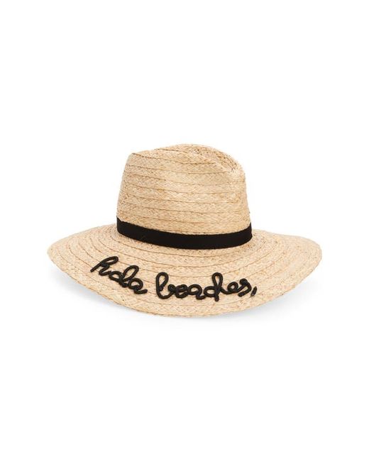 btb Los Angeles Hola Beaches Straw Hat in Nat at