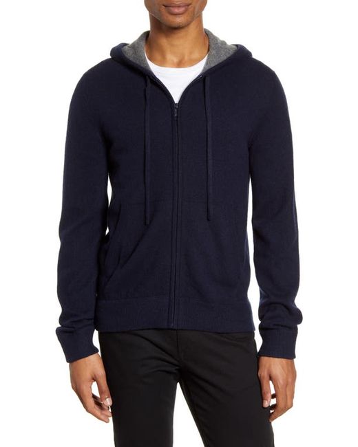 Vince Regular Fit Zip Cashmere Hoodie in at