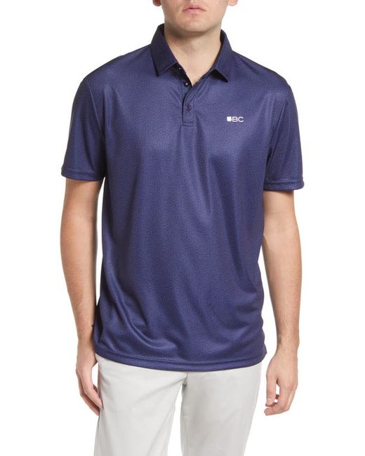 Black Clover Lines Performance Golf Polo in Navy/Delirium at