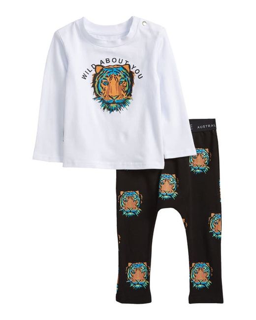 Tiny Tribe Wild About You Long Sleeve Graphic Tee Leggings Set in at