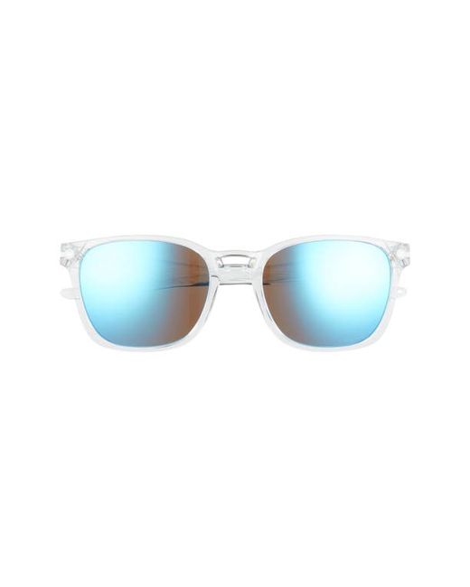 Oakley Oakely Prizmtrade 55mm Sunglasses in Polished Clear/Prizm Sapphire at