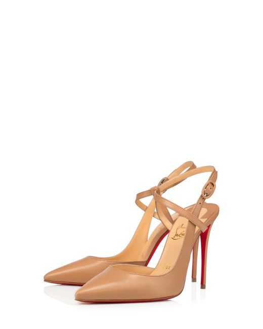Christian Louboutin Jenlove Ankle Strap Pointed Toe Pump in at