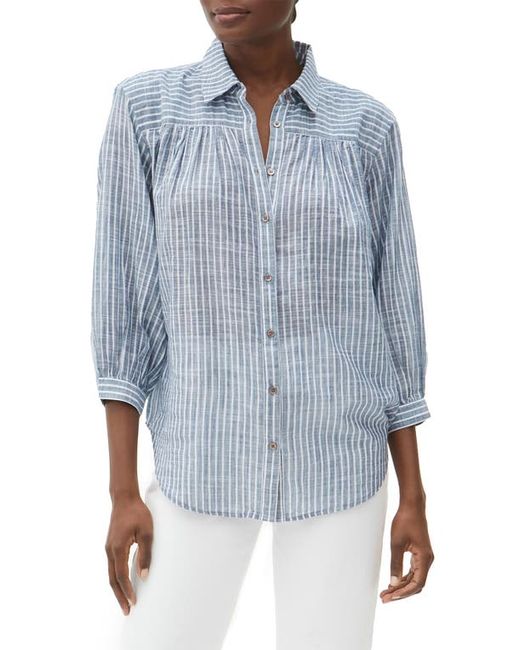 Michael Stars Robyn Cotton Button-Up Shirt in at