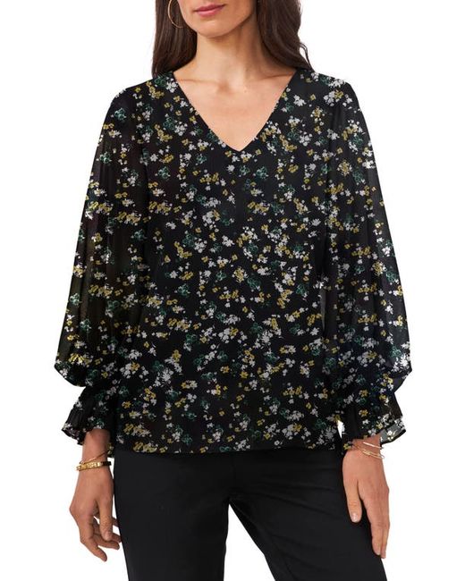 Chaus Floral Balloon Sleeve Top in at