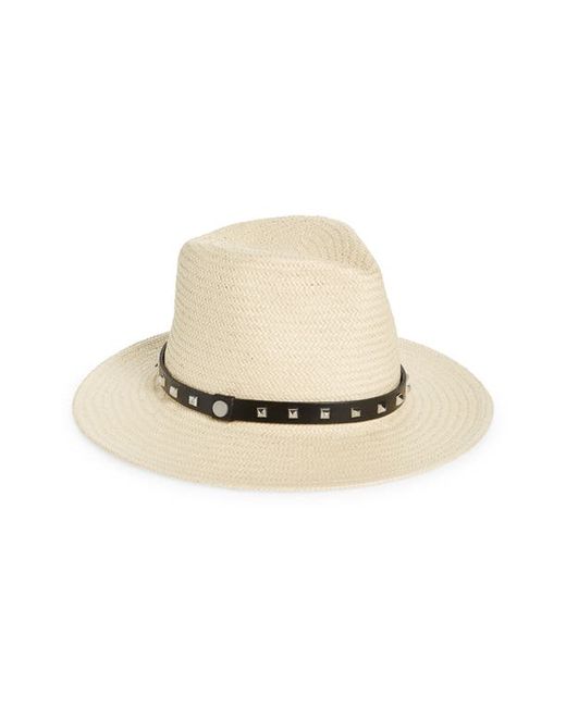 AllSaints Straw Fedora in at
