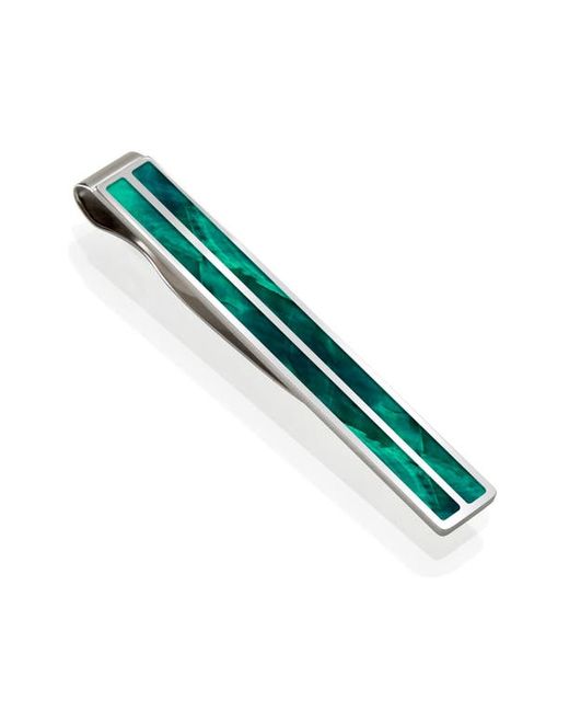 M-Clip® M-Clip Mother-of-Pearl Tie Clip in Teal at