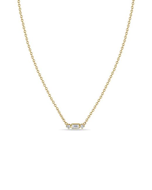 Zoe Chicco Diamond Pendant Necklace in at