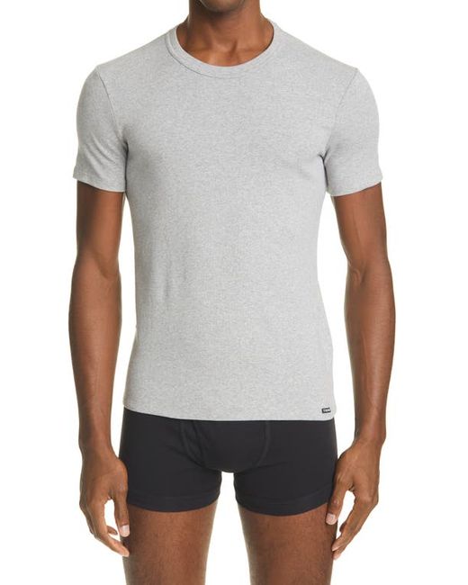 Tom Ford Cotton Jersey Crewneck T-Shirt in at