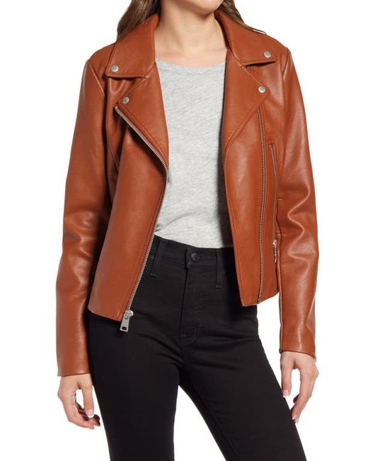 Levi's Faux Leather Moto Jacket in at
