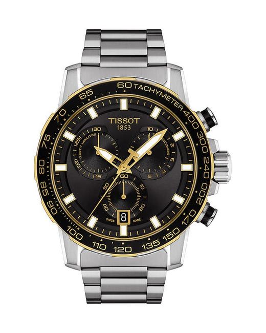 Tissot Supersport Chronograph Bracelet Watch 45.5mm in at