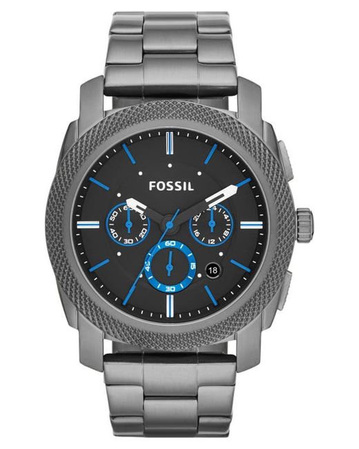 Fossil Machine Chronograph Bracelet Watch 45mm in at