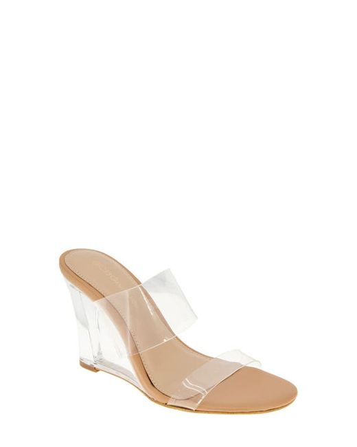 Bcbgmaxazria Walina Lucite Wedge Sandal in at
