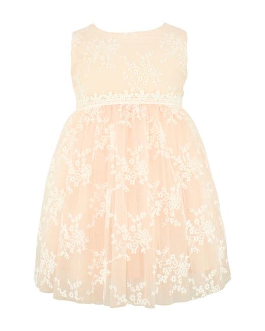 Popatu Lace Overlay Sleeveless Dress in at