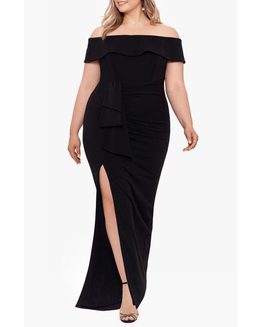 Xscape Off the Shoulder Dress in at