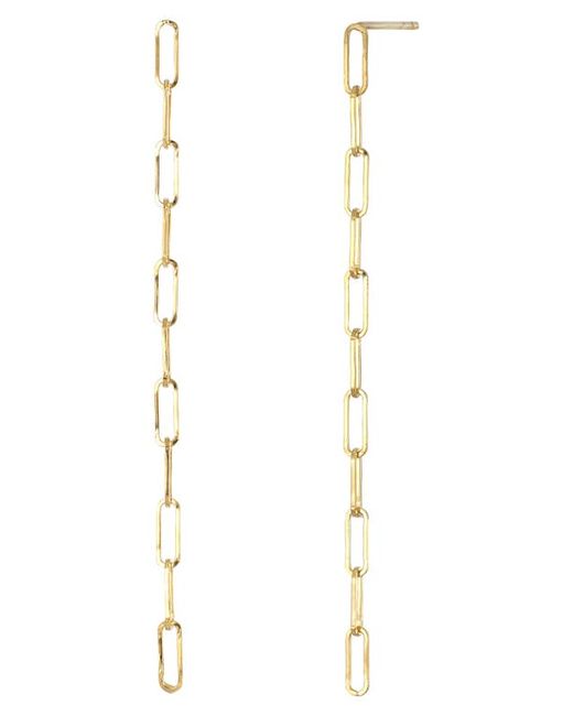 Bony Levy 14K Gold Long Chain Earrings in at