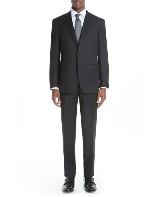 Canali Classic Fit Solid Wool Suit in at