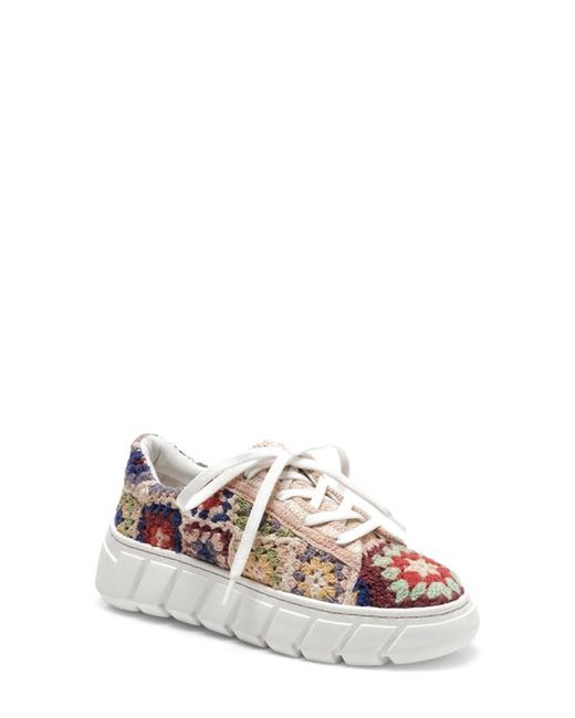 Free People Catch Me If You Can Crochet Platform Sneaker in at