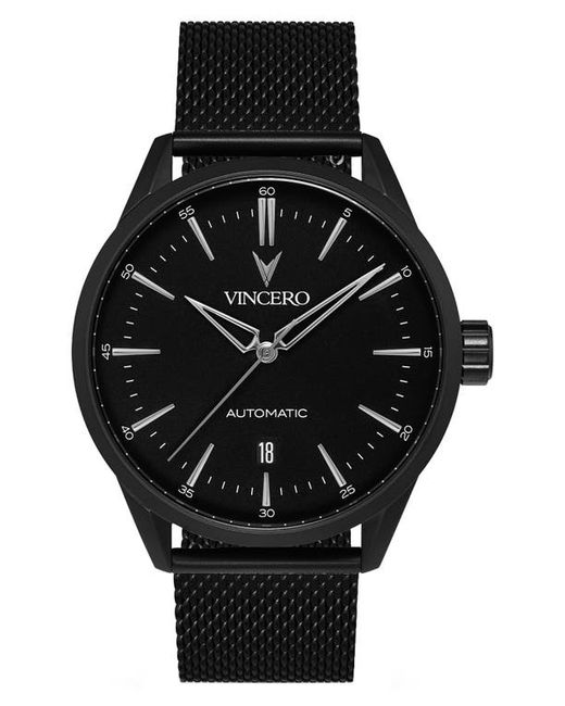 Vincero Icon Automatic Mesh Strap Watch 41mm in at