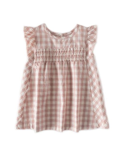 Pehr Checkmate Ruffle Organic Cotton Dress in at