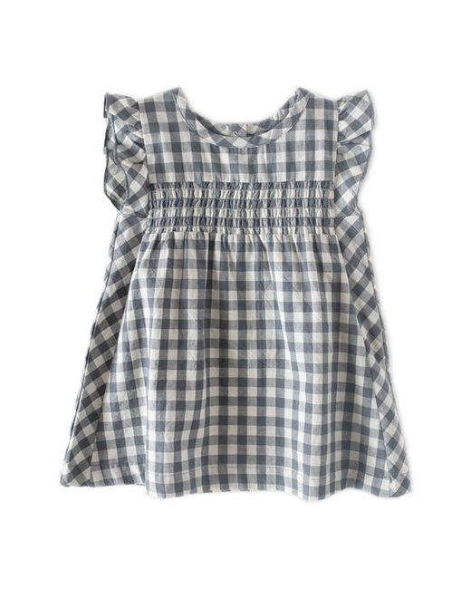 Pehr Checkmate Ruffle Organic Cotton Dress in at