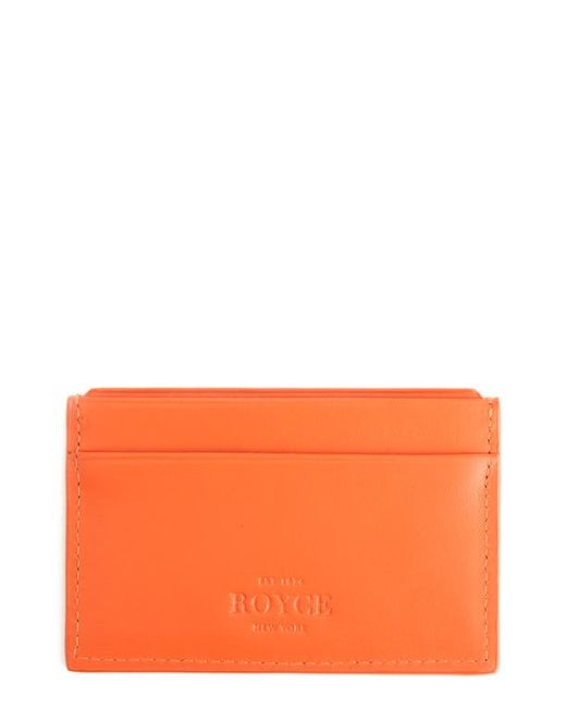 ROYCE New York RFID Leather Card Case in at