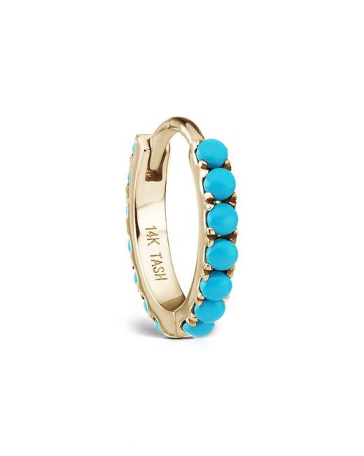 Maria Tash Turquoise Eternity Clicker Earring in at