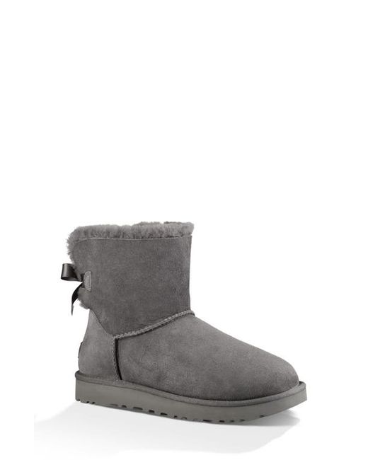 uggr UGGr Mini Bailey Bow II Genuine Shearling Bootie in at