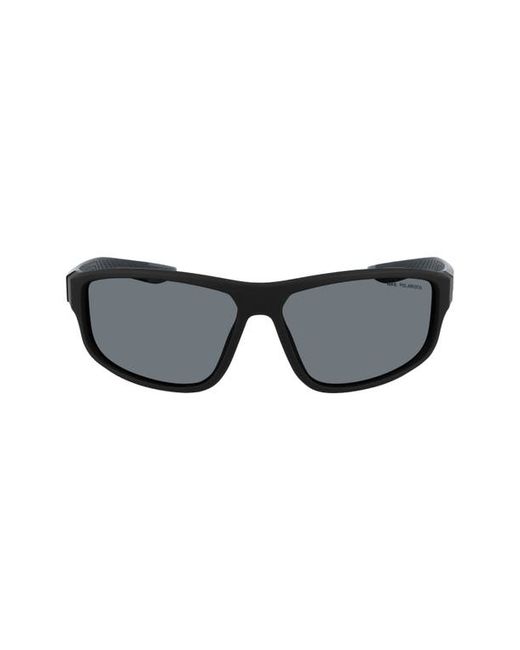 Nike Brazen Fuel 62mm Polarized Oversize Rectangular Sunglasses in at