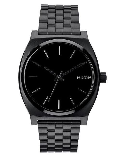 Nixon The Time Teller Stainless Steel Bracelet Watch 37mm in at