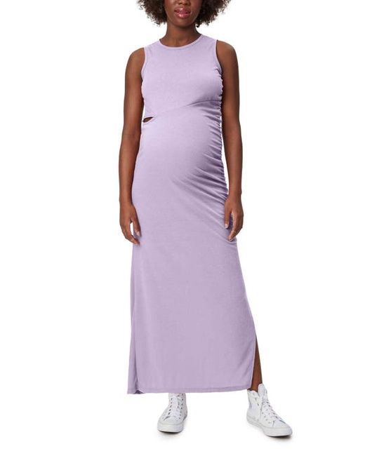 Stowaway Collection Cutout Maternity Maxi Dress in at
