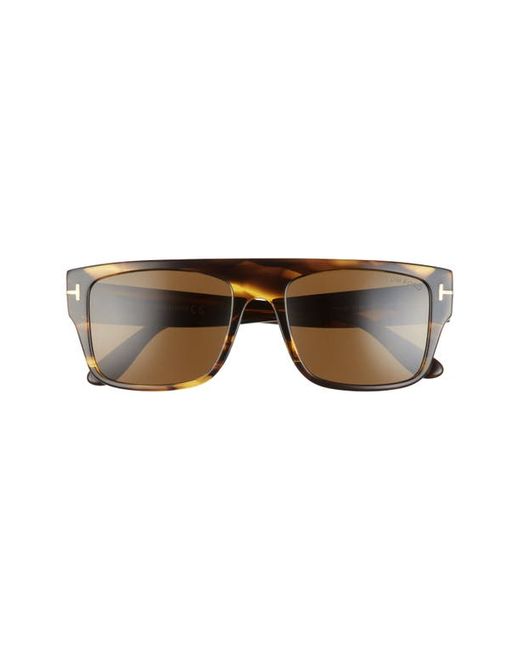 Tom Ford 55mm Rectangular Sunglasses in at