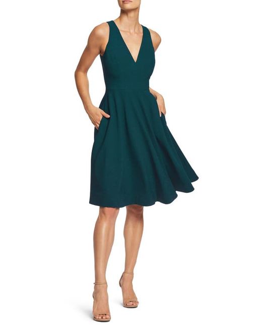 Dress the population Catalina Fit Flare Cocktail Dress in at