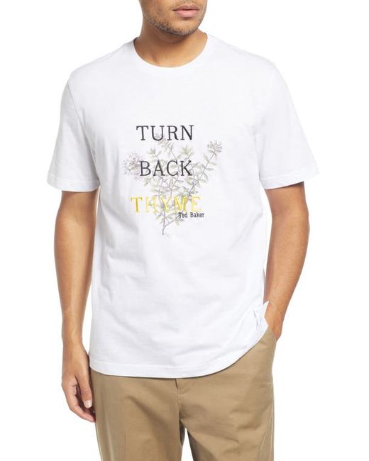 Ted Baker London Napier Cotton Graphic Tee in at