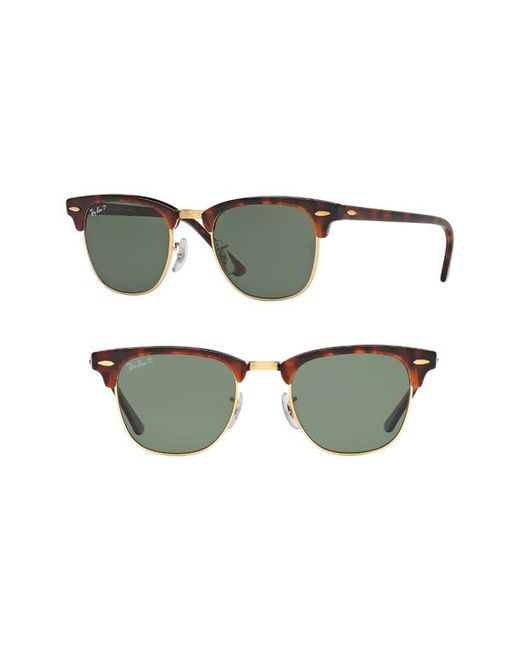 Ray-Ban Classic Clubmaster 51mm Polarized Sunglasses in at