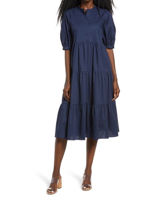 English Factory Puff Sleeve Dress in at